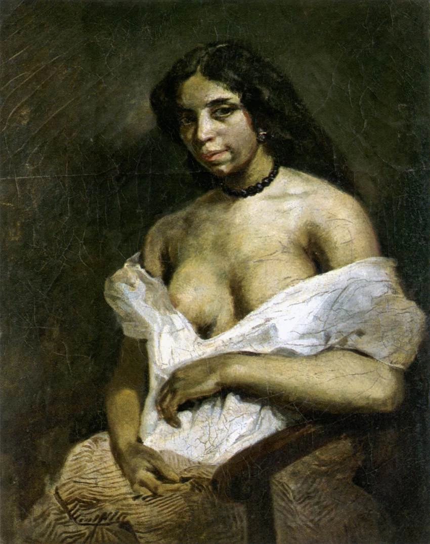 Una donna mulatta, Aspasia, 1821 - Musee Fabre, Montpellier